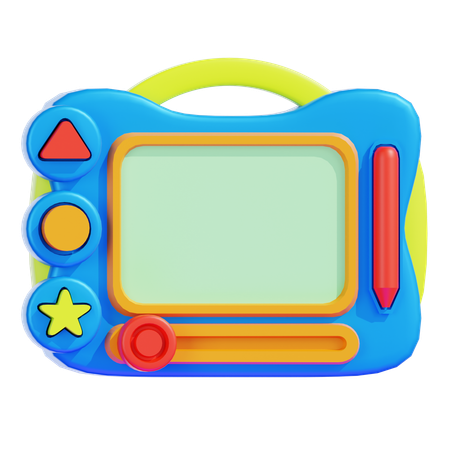 KIDS MAGNETIC DRAWING BOARD  3D Icon