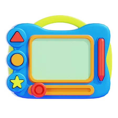 KIDS MAGNETIC DRAWING BOARD  3D Icon