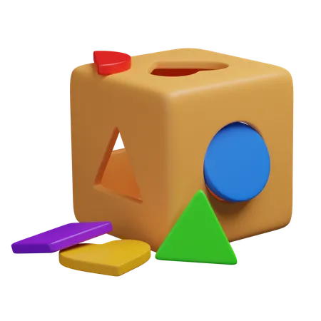 Kids puzzle box  3D Icon
