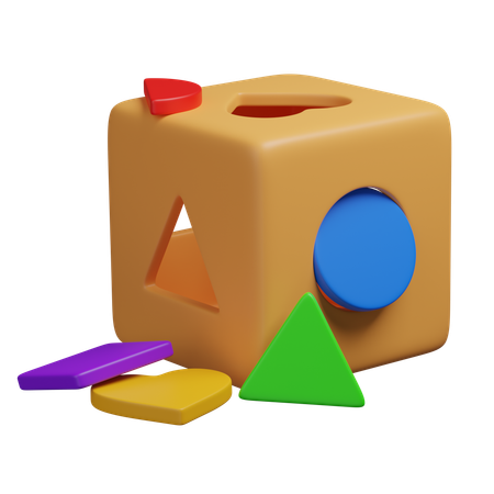 Kids puzzle box  3D Icon