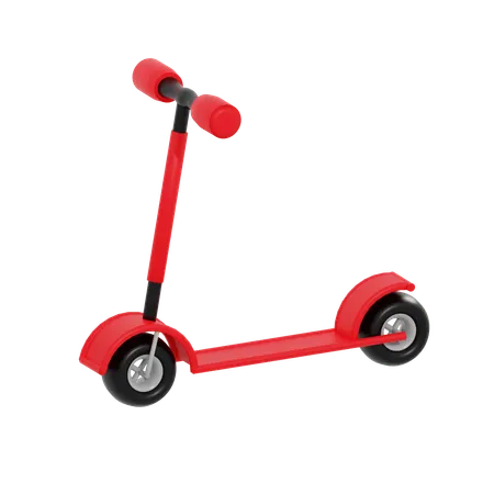 Kids Scooter  3D Icon