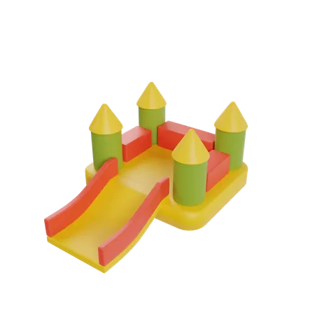 Kids Slide  3D Icon