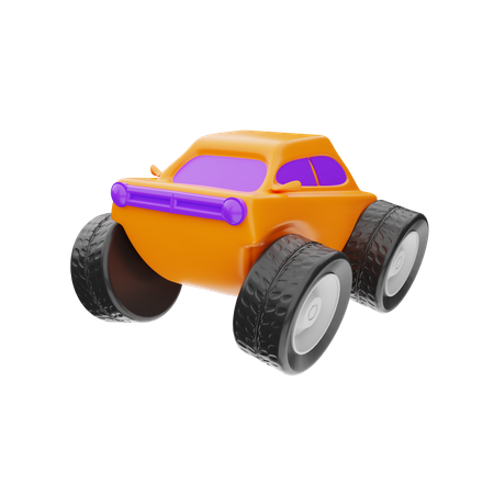 Kids Toy Car  3D Icon