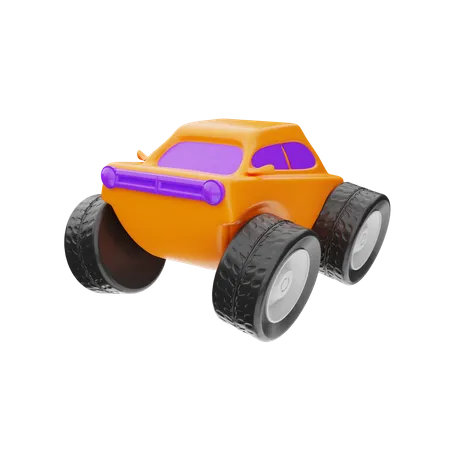 Kids Toy Car  3D Icon