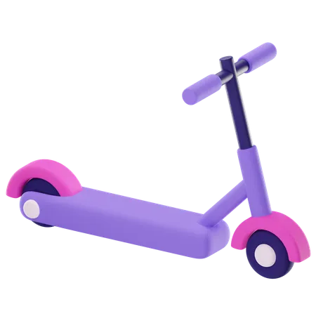 Kids Toy Scooter  3D Icon