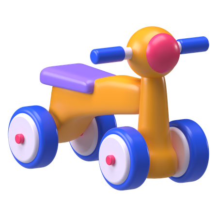 Kids Tricycle  3D Icon