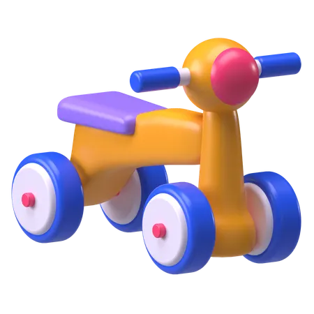 Kids Tricycle  3D Icon