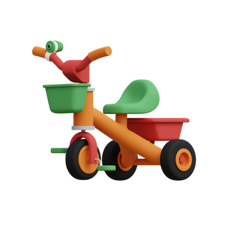 Kids tricycle  3D Icon