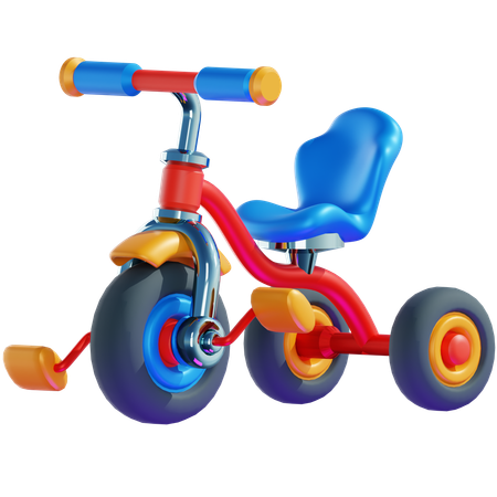 KIDS TRICYCLE BIKE  3D Icon