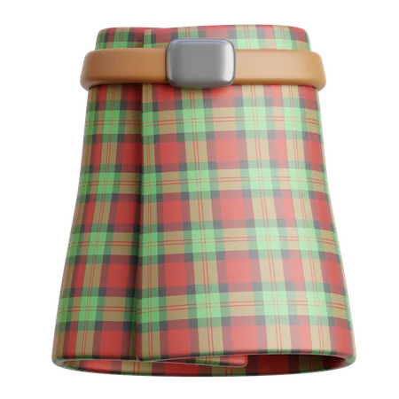 Kilt écossais  3D Icon