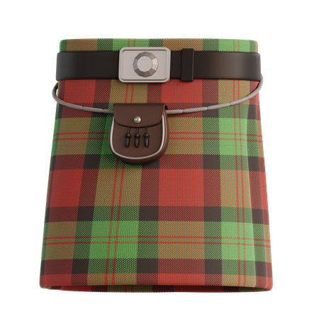 Kilt écossais  3D Icon