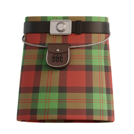 Kilt écossais  3D Icon