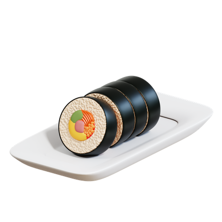 Kimbap  3D Icon