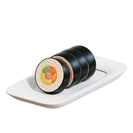 Kimbap  3D Icon