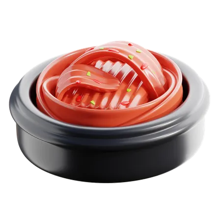 Kimchi Korean Food 3 D Icon 3D Icon