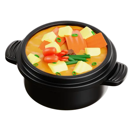 Kimchi jjigae  3D Icon