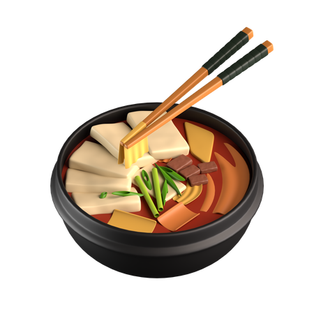 Kimchi Jjigae  3D Icon