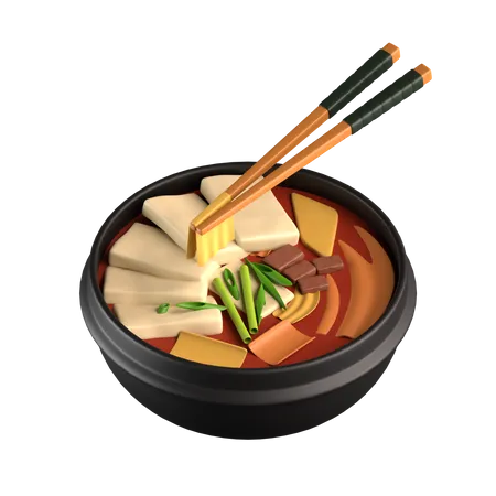Kimchi Jjigae  3D Icon