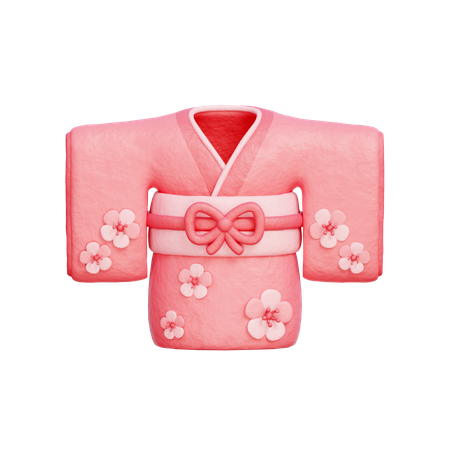 Kimono  3D Icon