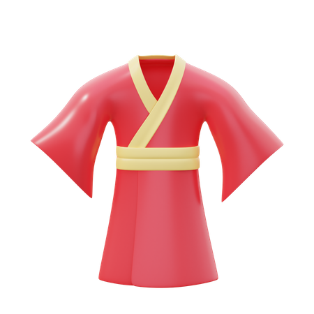Kimono japonais  3D Icon