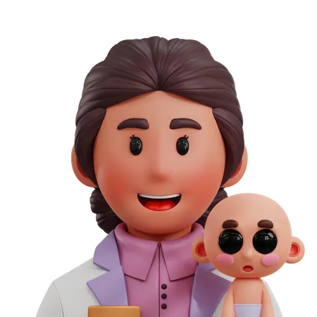 Kinderarzt  3D Icon