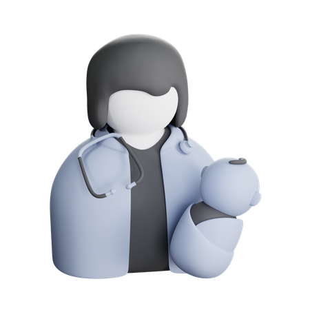Kinderarzt  3D Icon
