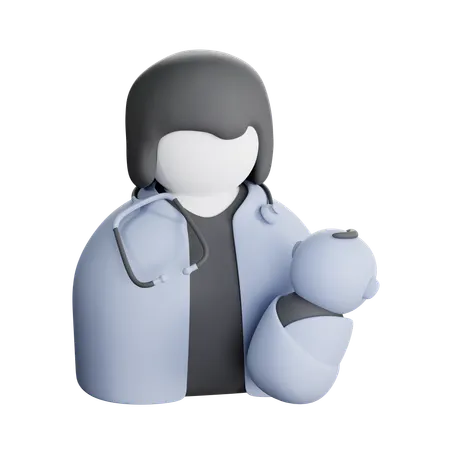 Kinderarzt  3D Icon