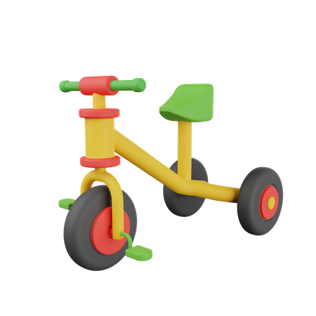 Kinderdreiräder  3D Illustration