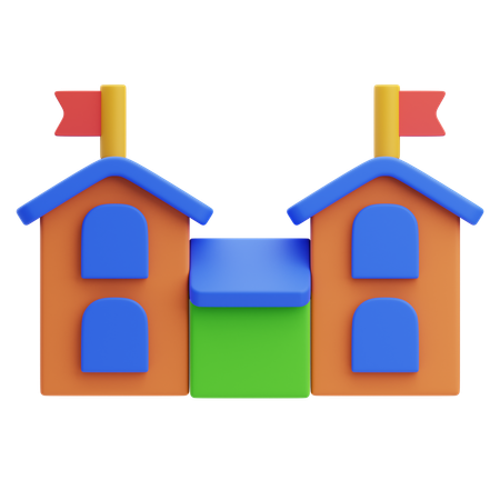 Kindergarten  3D Icon