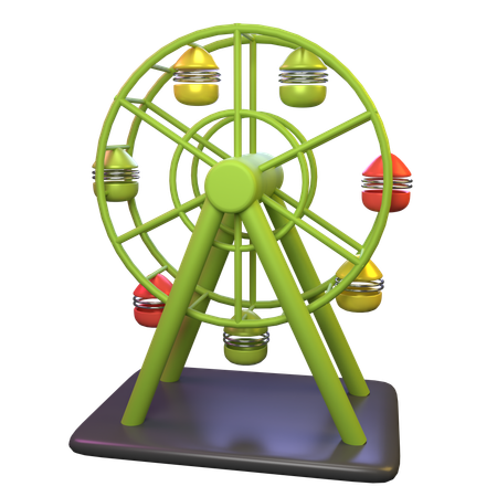 Kinderspielplatz  3D-Symbol