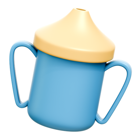 Trinkflasche für Kinder  3D Icon