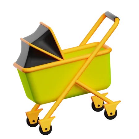 Kinderwagen  3D Icon