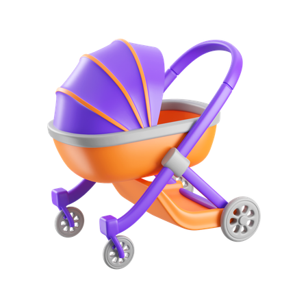 Kinderwagen  3D Icon