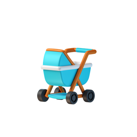 Kinderwagen  3D Icon