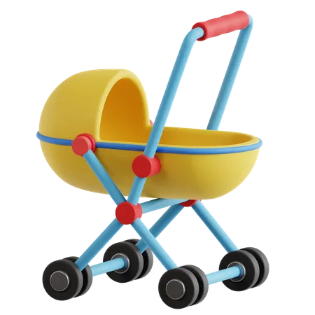 Kinderwagen  3D Icon