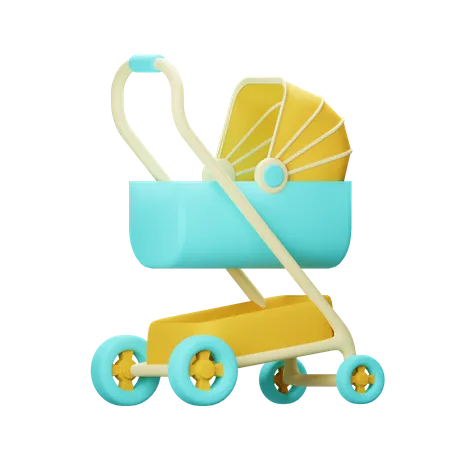 Kinderwagen  3D Icon