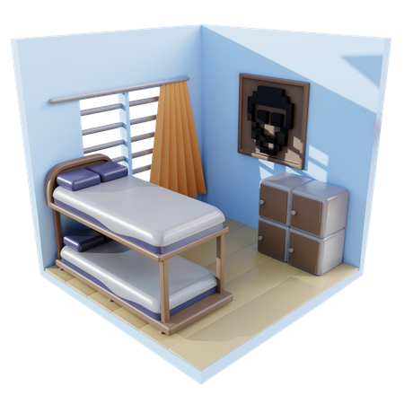 Kinderzimmer  3D Icon