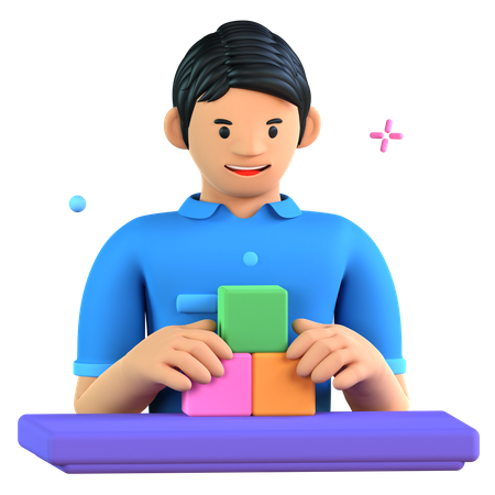Kinesthetic Learning  3D Icon