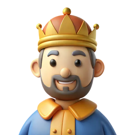 King  3D Icon