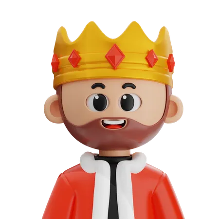 King  3D Icon