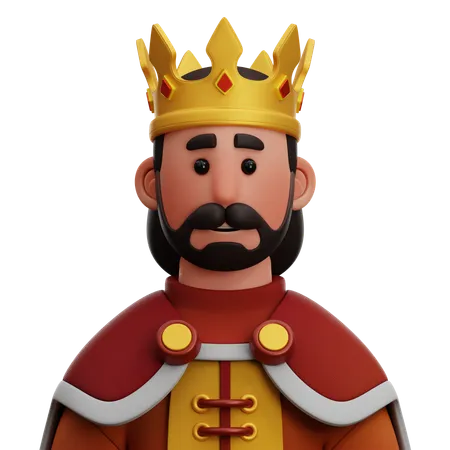 King  3D Icon