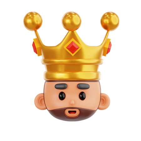 King  3D Icon