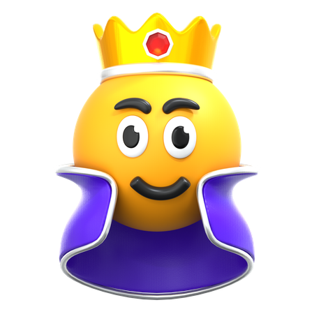 King  3D Icon