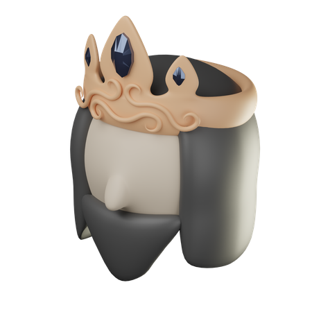 King  3D Icon