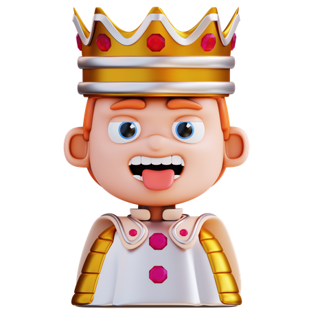 King  3D Icon