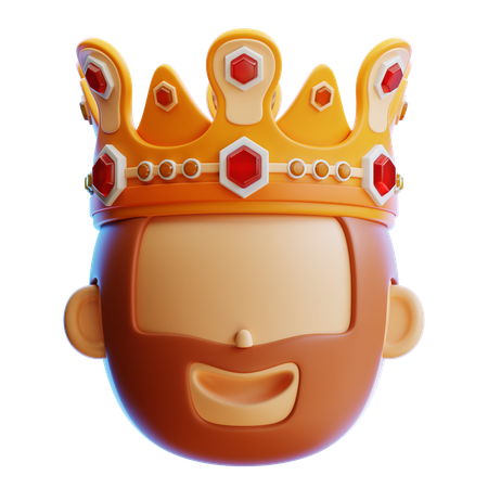 King  3D Icon