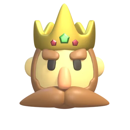 King  3D Icon