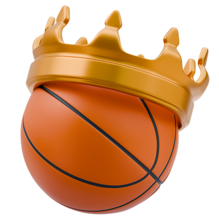 King Basketball  3D Icon