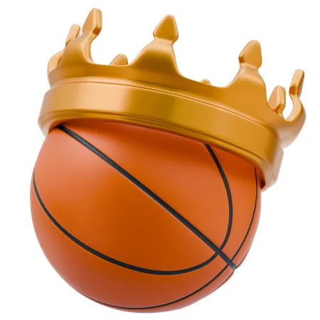 King Basketball  3D Icon