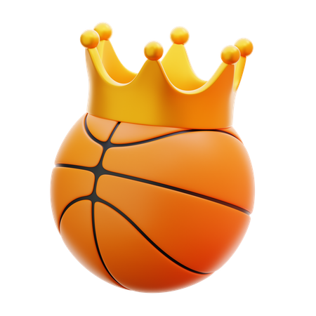 King Basketball  3D Icon